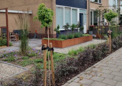Ontwerp moderne voortuin Bodegraven - tuinarchitect tuinontwerper tuinontwerp Bodegraven