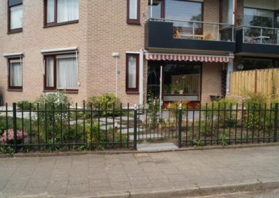 Tuinontwerp Montfoort Nieuwegein Utrecht begane grond appartement straatkant